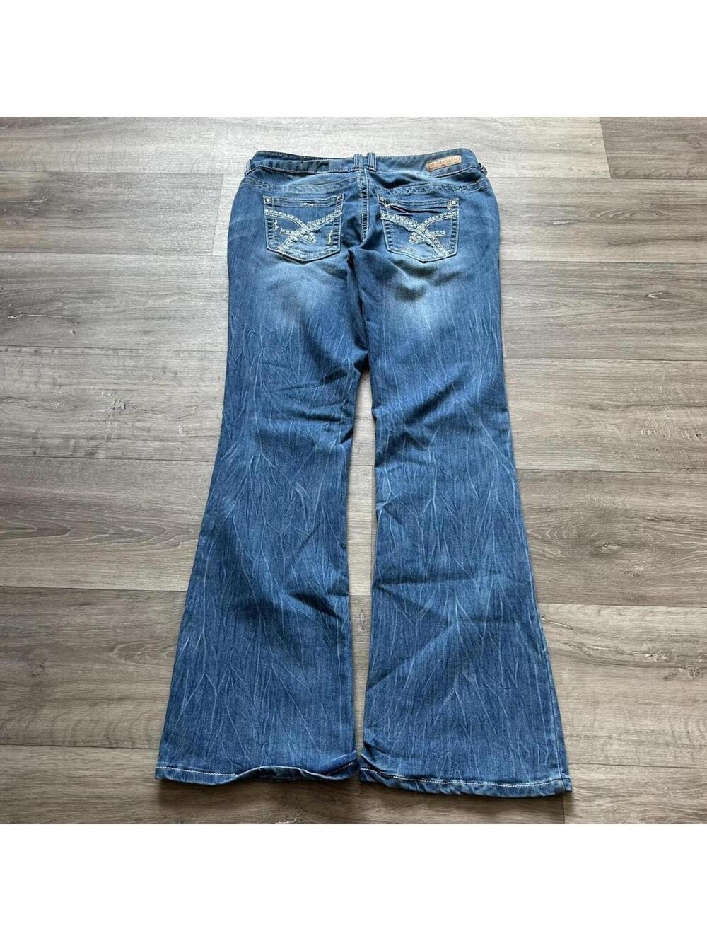 Sick Vintage‎ y2k Flare Bootcut Denim Jeans size 11